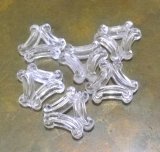 画像: Plastic Clear Decorative Triangle 12*13.5mm (10個入り）