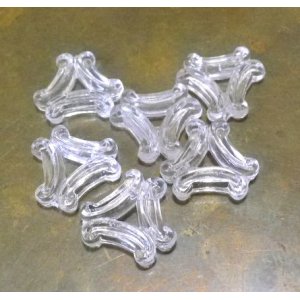 画像: Plastic Clear Decorative Triangle 12*13.5mm (10個入り）