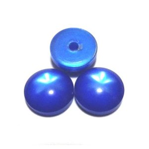 画像: Blue Round Star FB Rsein Stone 10mm  (2個入り)