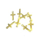 画像: Brass Tiny Cross Charm 12*6mm (2個入り）