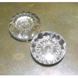 画像: Crystal Flower Round Pendant 18mm