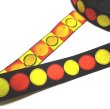 画像2: Vintage Trim Black,Yellow,Red 22mm (2m)