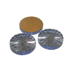 画像: Lt.Sapphire Mirror Cut Round FB Stone 13mm