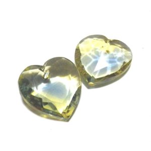 画像: Jonquil/Sapphire Heart Pendant 18*17.5mm