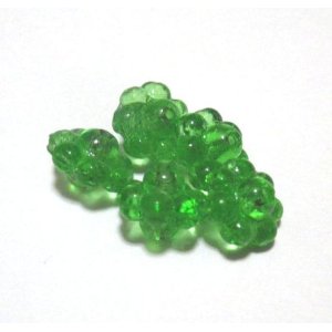 画像: Green Flower Spacer Beads 8*6.5mm (5個入り）