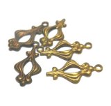 画像: Art Nouveau Tiny Charm 12.7*6.4mm(2個入り）