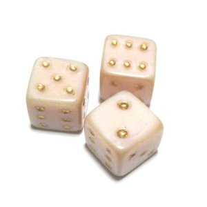 画像: Lt.Pink Dice Stoen (3個入り)