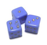 画像: Lt.Blue Dice Srtoen (3個入り)