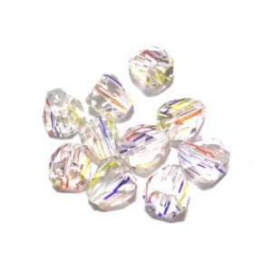 画像: Iris Glass Beads 約7.4*7.3mm(10個入り）