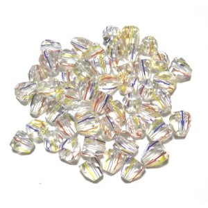 画像: Iris Glass Beads 約7.4*7.3mm(50個入り）