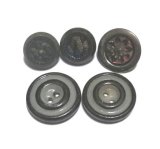 画像: Vintage & Antique Buttons SET (5個入り、11.3-15.9mm)