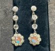 画像1: Antique Saphiret & Paste Earrings