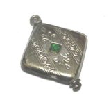 画像: Vintage Green Stone Metal Chram 