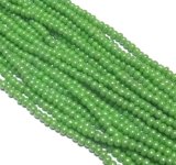 画像: Green Seed Beads (1本、45cm)