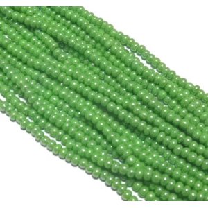 画像: Green Seed Beads (1本、45cm)