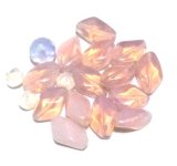 画像: Pink Opal Glass Beads Set A