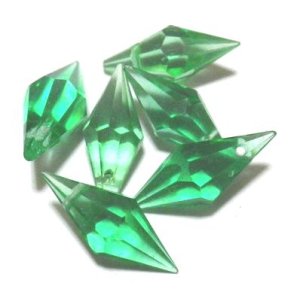 画像: Lt.Emerald Diamond Pendant 18*7mm