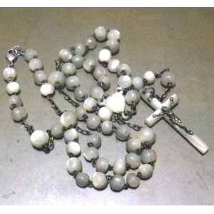 画像: Antique Mother of Pearl Rosary