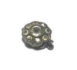 画像: Antique Paste Flower Clasp 9*12mm