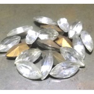 画像: Crystal Navette 10*5mm (10個入り）