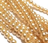 画像: Beige Pearl Strand 3mm 1本（27cm)