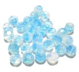 画像: Lt.Blue Givre Beads 6mm (10個入り）　