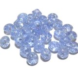 画像: Lt.Sapphire Crackle Round Stone 30ss (10個入り）