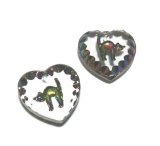 画像: Vintage Vitrail Medium Cat Heart Pendant 15*14mm