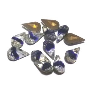 画像: Blue,White Givre Drop 10*6mm (10個入り）