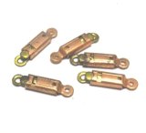 画像: Vintage Brass & Copper Clasp 15.5*.5mm (5個入り）