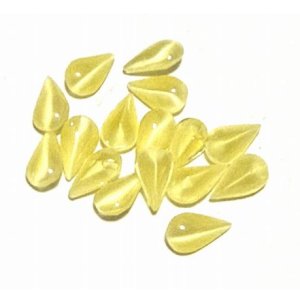 画像: Yellow Moonstone Drop 8*4.8mm  (10個入り）