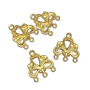 画像: Brass Bow Connnector (4個入り) 