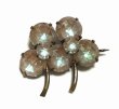 画像6: Antique Double Shamrock Brooch