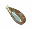 画像1: Antique Saphiret Drop 18*8.6mm (unfoiled）