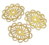 画像: Brass Filigree Oval