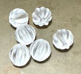 画像: Frosted Crystal Melon Beads 10mm (5個入り)