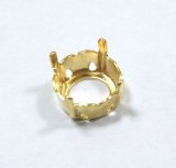 画像: Gold Plated Sew On Setting 47ss