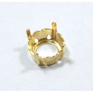 画像: Gold Plated Sew On Setting 47ss