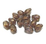 画像: Half Bronz Coat Drop Beads (5個入り）