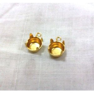 画像: 1ring Brass Round Setting(CB) 29ss(2個入り）