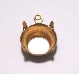 画像: 1ring Brass Round Setting for 47ss