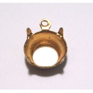 画像: 1ring Brass Round Setting for 47ss