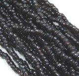 画像: Seed Beads Charcoal with Icy Finish