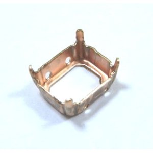 画像: Brass Octagon Sew on Setting 12*10mm