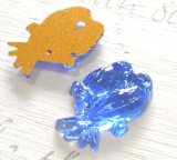 画像: Blue Glass Kissing Bird Cab