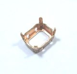 画像: Brass Octagon Sew on Setting 10*8mm