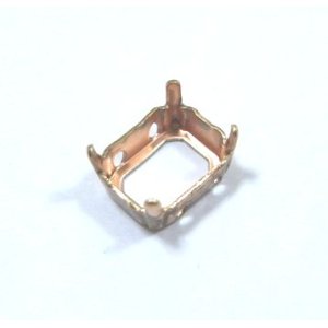 画像: Brass Octagon Sew on Setting 10*8mm