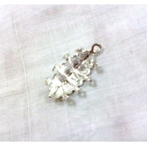 画像: 1ring Silver Plated Crown Navette（CB）15*7mm