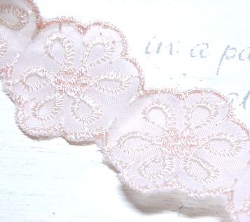 画像2: Pink Flower Lace