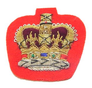 画像1: イギリス　Crown Emblem (Red) 47*50m